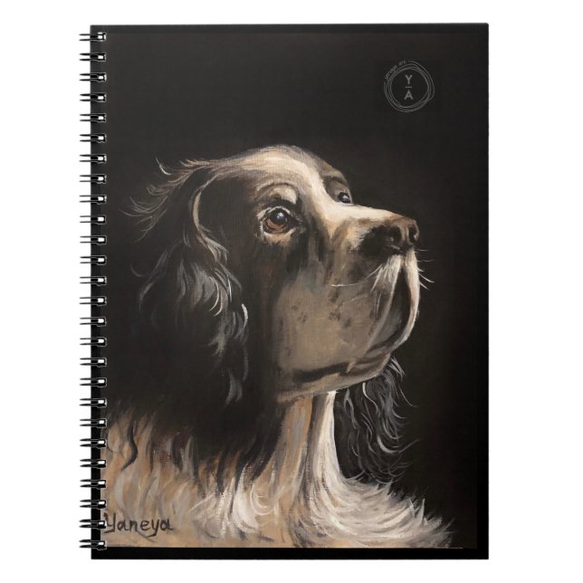 cocker spaniel note book (Front)