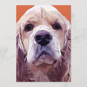 Cocker Spaniel Painting Greeting Card