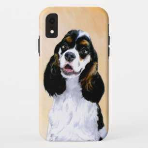 Cocker Spaniel (Parti) Painting - Original Dog Art iPhone XR Case