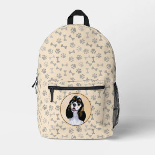 Cocker Spaniel (Parti) Painting - Original Dog Art Printed Backpack