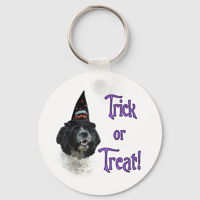 Cocker Spaniel (parti) Trick Keychain (Front)