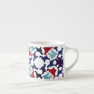 Cocker Spaniel Pattern modern minimal Espresso Cup