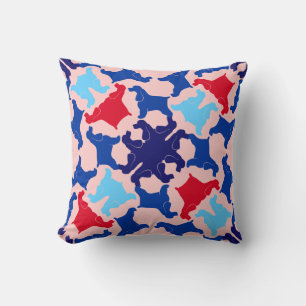 Cocker Spaniel Pattern Throw Pillow