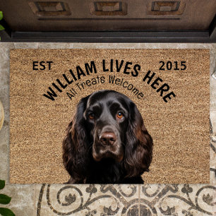 Cocker Spaniel Personalized Pet Doormat