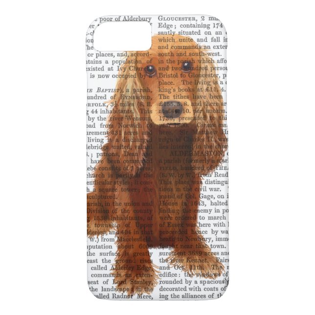 Cocker Spaniel Plain Case-Mate iPhone Case (Back)