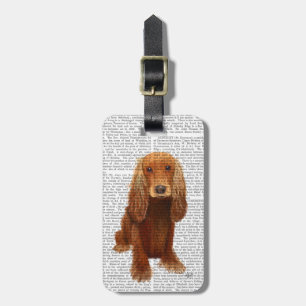 Cocker Spaniel Plain Luggage Tag