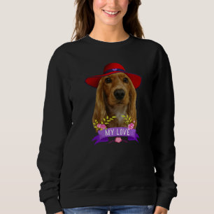Cocker Spaniel  Pop Love Cocker Spaniels Dad Mom Sweatshirt