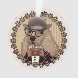 Cocker Spaniel portant des lunettes