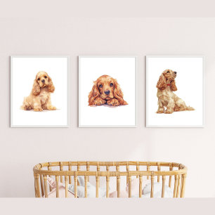 Cocker Spaniel Poster, Cocker Spaniel Lover Gift