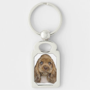 Cocker Spaniel Puppy    Keychain