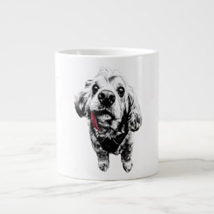 Cocker Spaniel – Red Tongue, Real Sass Large Coffee Mug