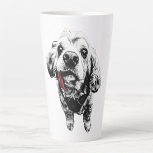 Cocker Spaniel – Red Tongue, Real Sass Latte Mug