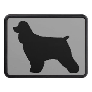 Cocker Spaniel Silhouette Trailer Hitch Cover