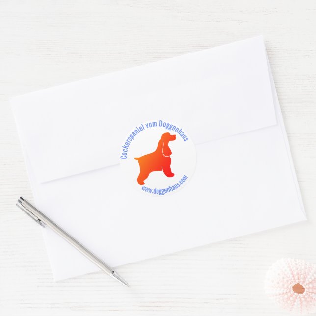 Cocker spaniel Sticker (Envelope)