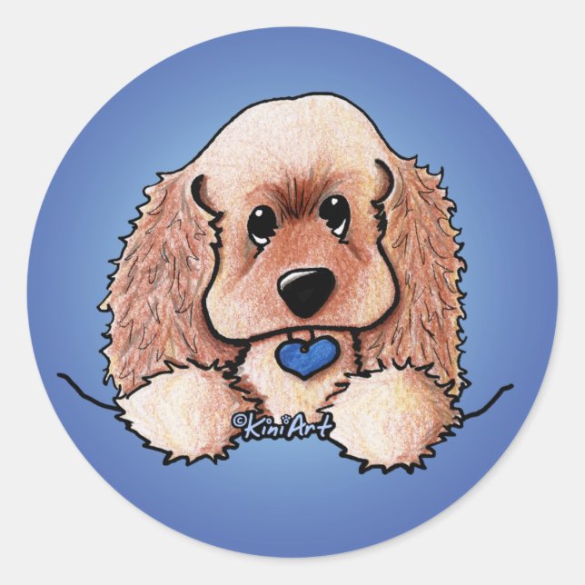 Cocker Spaniel Stickers (Front)