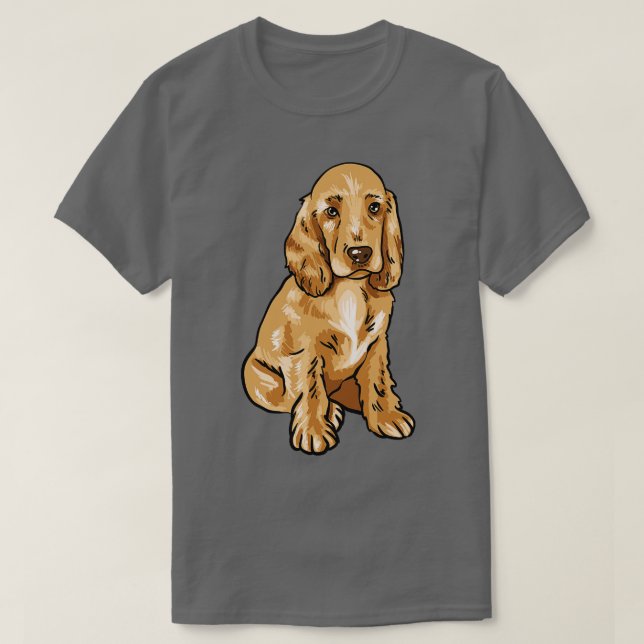 Cocker Spaniel T-Shirt (Design Front)