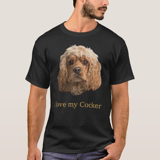 Cocker Spaniel t-shirts (Front)