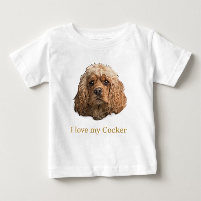 Cocker Spaniel t-shirts (Front)