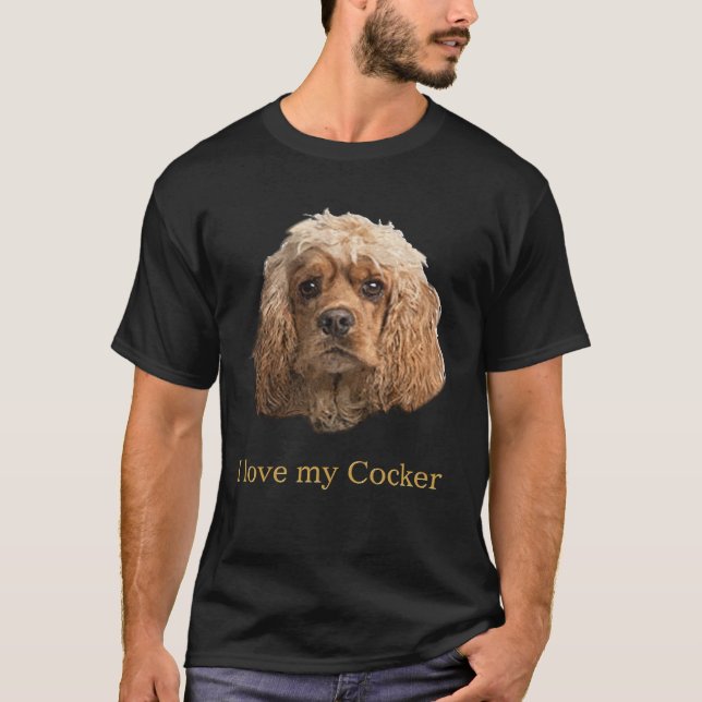 Cocker Spaniel t-shirts (Front)