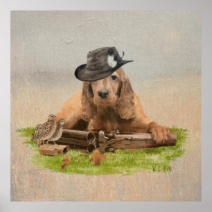 Cocker Spaniel Tapestry Poster Acrylic Print Tript