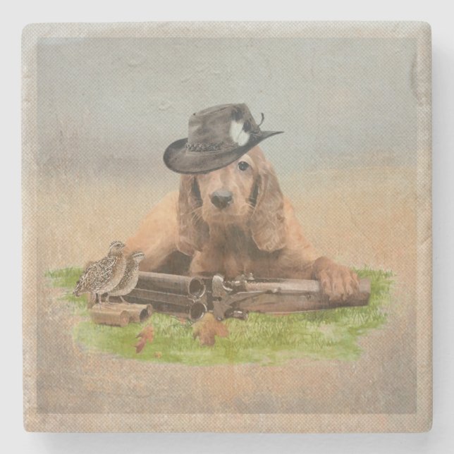 Cocker Spaniel Tapestry Poster Acrylic Print Tript Stone Coaster (Front)
