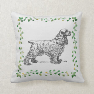 Cocker Spaniel Throw Pillow