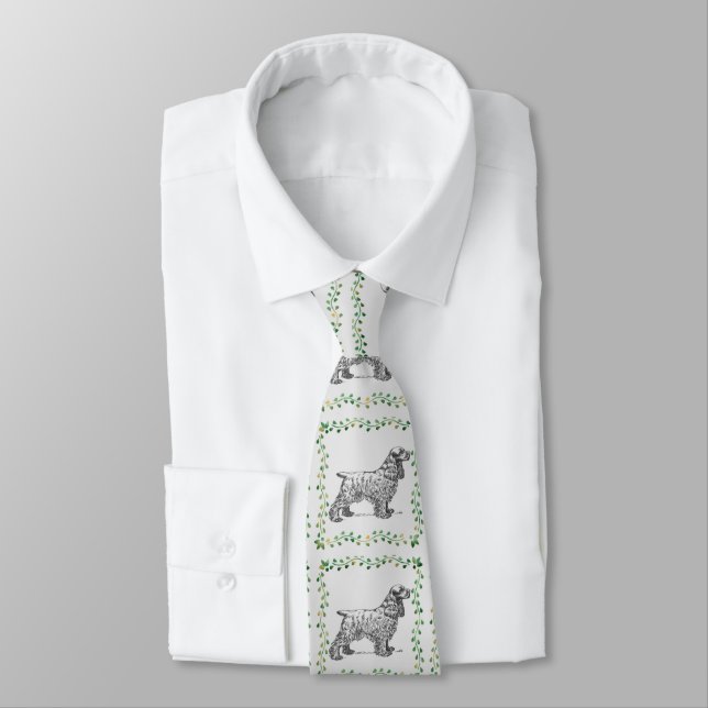 Cocker Spaniel Tie (Tied)