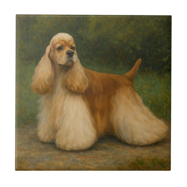 Cocker Spaniel Tile (Front)