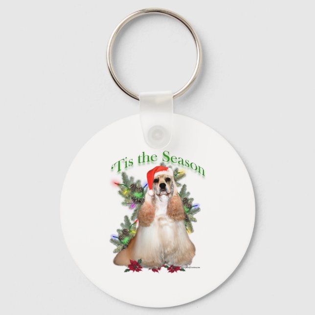 Cocker Spaniel ‘Tis Keychain (Front)