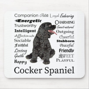 Cocker Spaniel Traits Mousepad