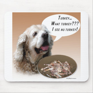 Cocker Spaniel Turkey Mouse Pad