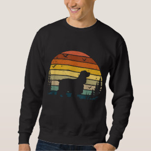 Cocker Spaniel Vintage Retro Mom Dad Dog Pet Lover Sweatshirt