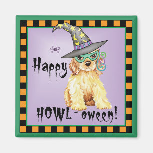 Cocker Spaniel Witch Magnet