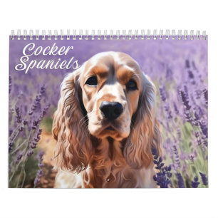 Cocker Spaniels Calendar , any year