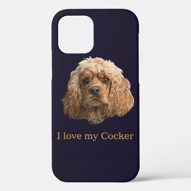 cocker Spaniels Case-Mate iPhone Case (Back)