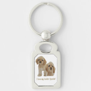 cocker spaniels keychain