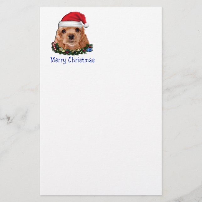 Cocker Spaniels Stationery (Front)