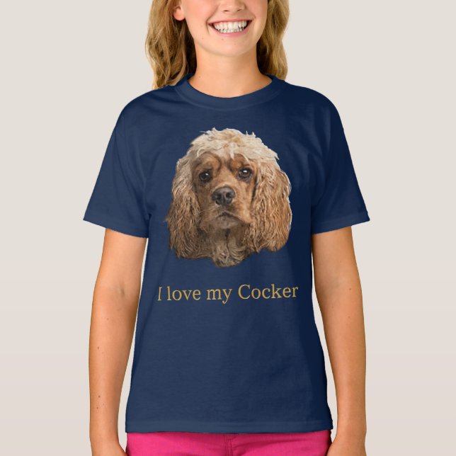 cocker spaniels T-Shirt (Front)