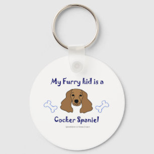 CockerSpanielBrown Keychain