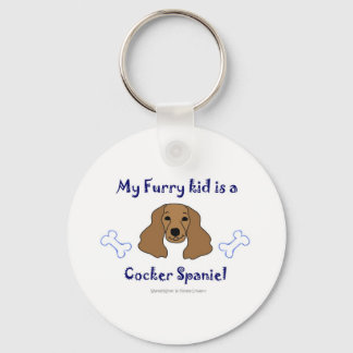 CockerSpanielBrown Keychain