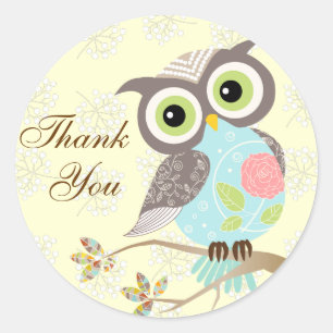 Cockhead Stickers Merci de Chouette Fancy