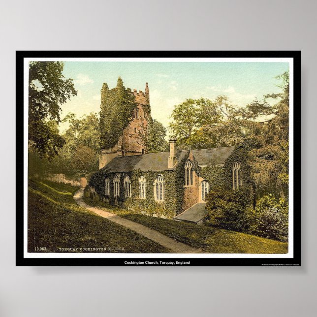 Cockington Church, Torquay, England Poster (Front)