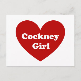 Cockney Girl Postcard
