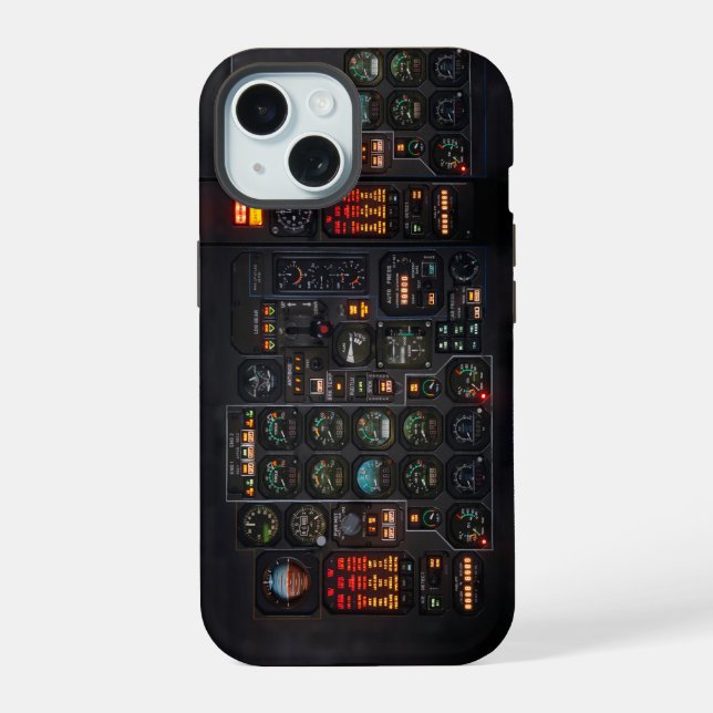 Cockpit iPhone 15 Case (Back)