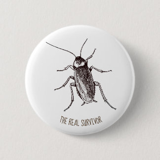 Cockroach 2 Inch Round Button
