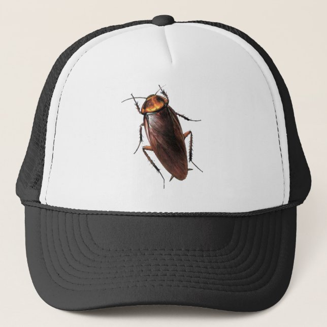 Cockroach funny gifts v1 trucker hat (Front)