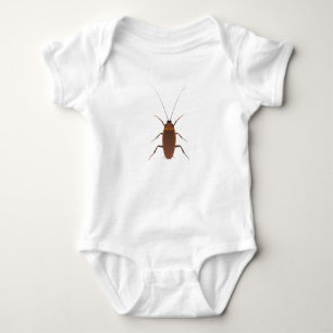 Cockroach Insect Baby Bodysuit