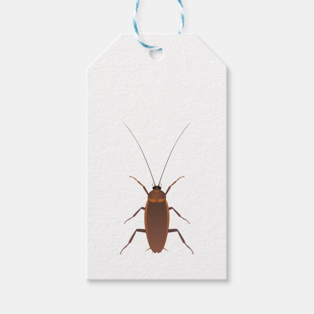 Cockroach Insect Gift Tags (Front)