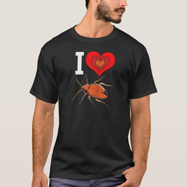 Cockroach Love Raglan T-Shirt (Front)