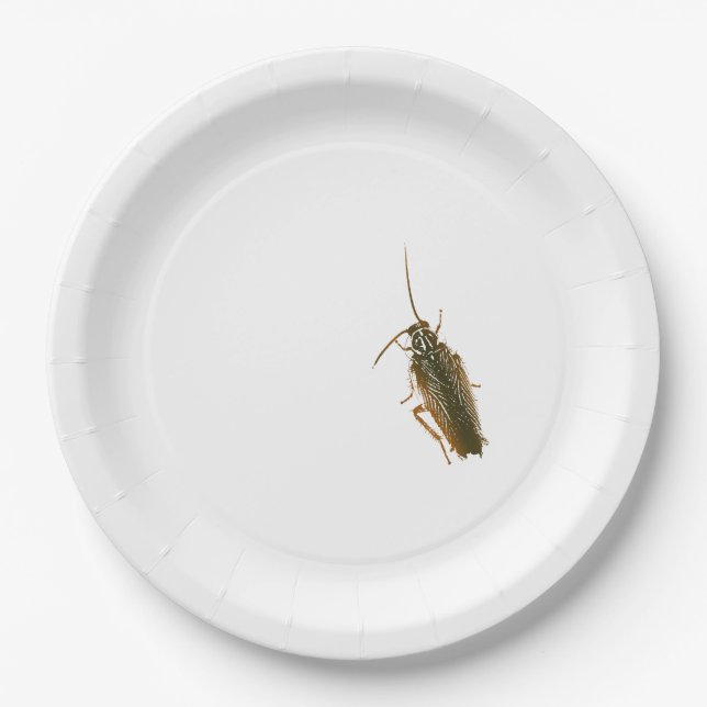 Cockroach prank plate (Front)